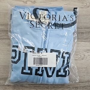 NWT light blue zip up hoodie